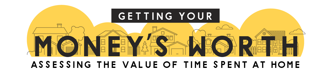 Assesing the value of time spent at home